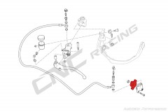 CNC Racing Aufnahme Kupplungsnehmerzylinder für Ducati Scrambler 1100, Monster 937, Multistrada 1260, XDiavel, Hyper & SS 950